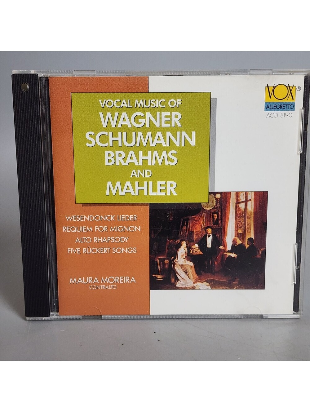 Vocal Music of Wagner Schumann Brahms Mahler CD Maura Moreira Allegretto ACD
